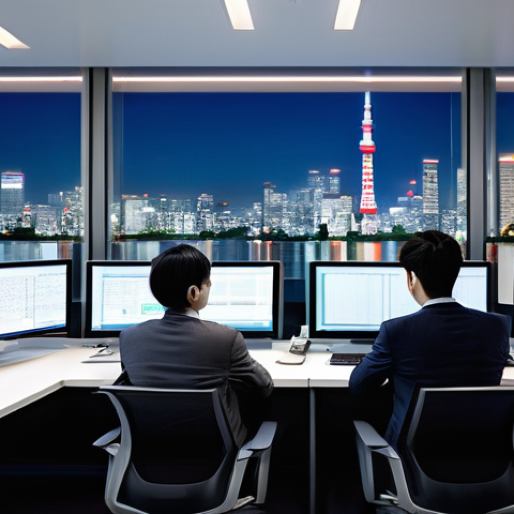 JLPT N2 취득 후 일본 취업 성공 스토리 - **Prompt 1: "IT Professional Thriving in Tokyo Office"**
A young professional (ambiguously Europ...