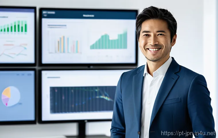 JLPT와 일본 내 자격증과의 연계성 연구 - **Prompt 1: Integrated Professional in a Modern Japanese Tech Office**
A dynamic, eye-level shot...